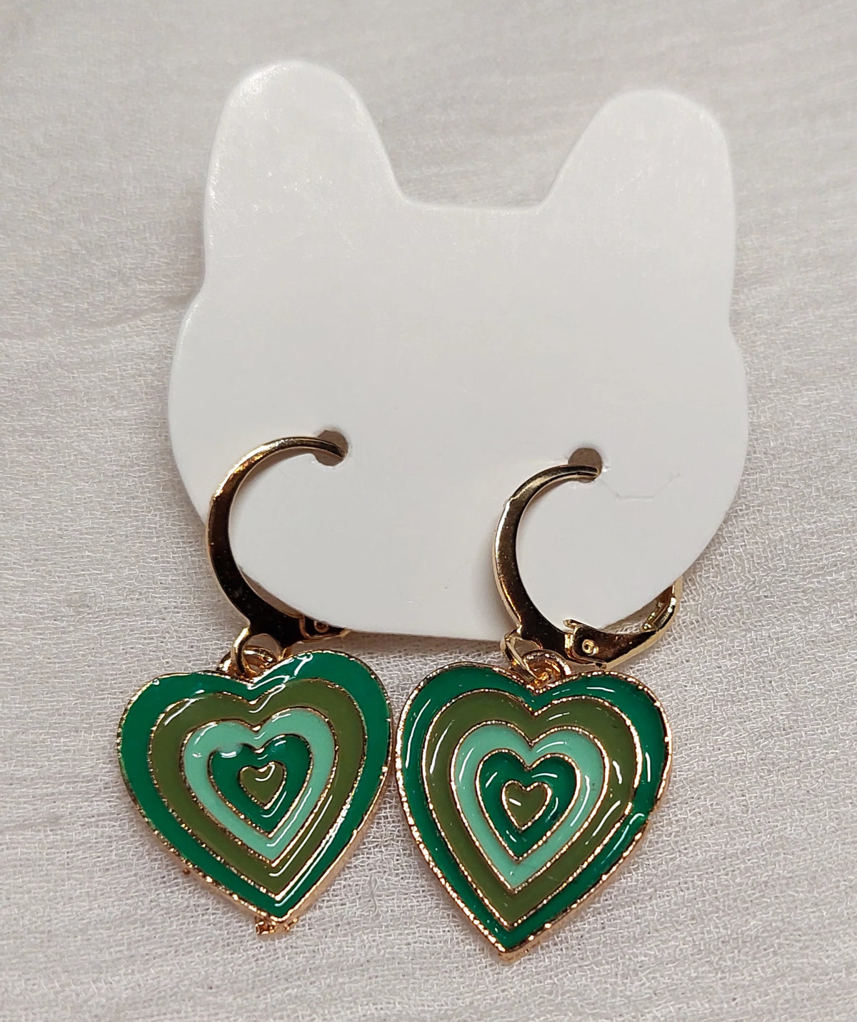 Green Earrings