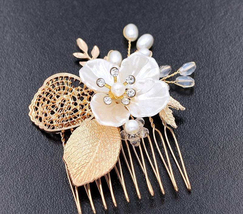 Hair Comb Pearls