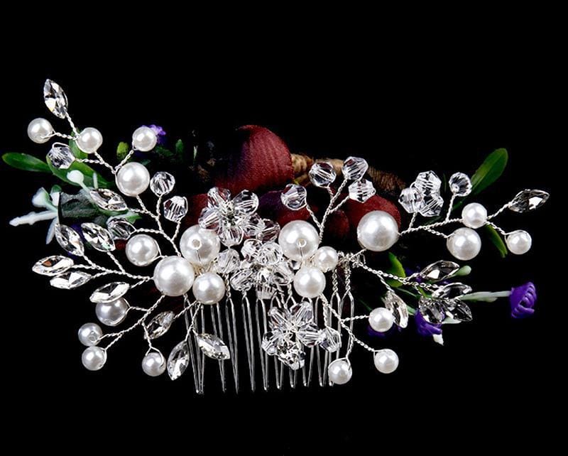 Hair Comb Pearls