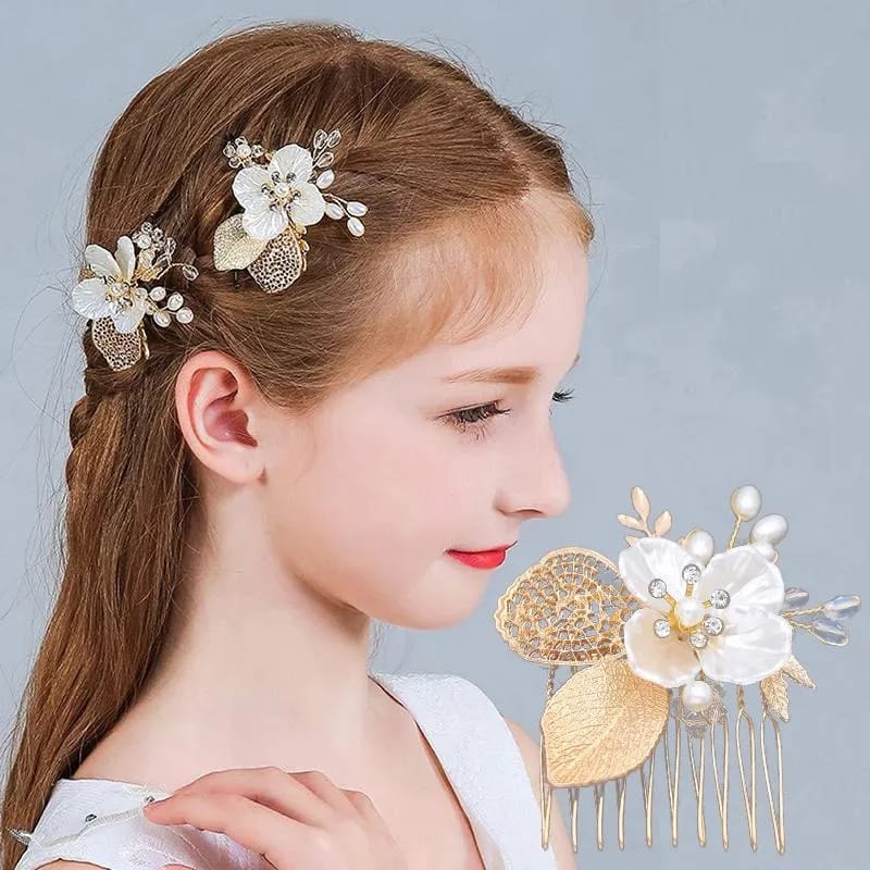 Hair Comb Pearls