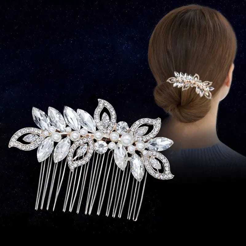 Hair Comb Pearls