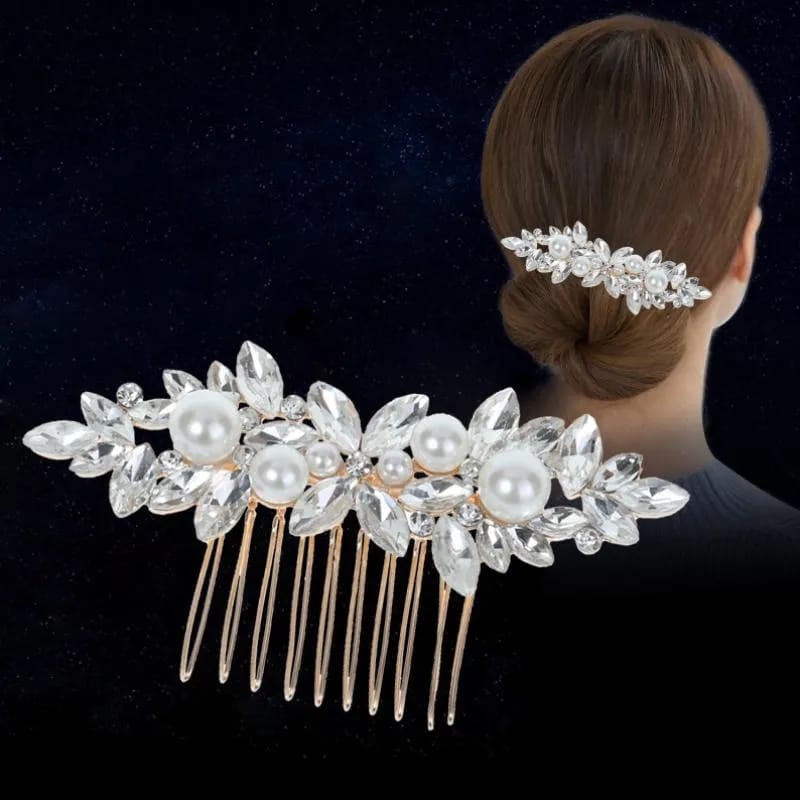 Hair Comb Pearls