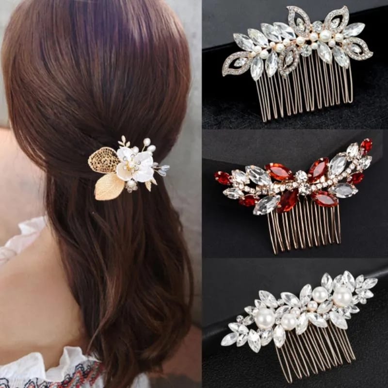 Hair Comb Pearls