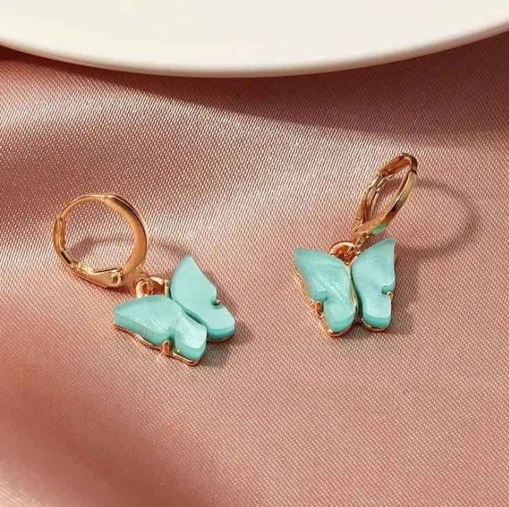 Butterfly Necklace and Earrings