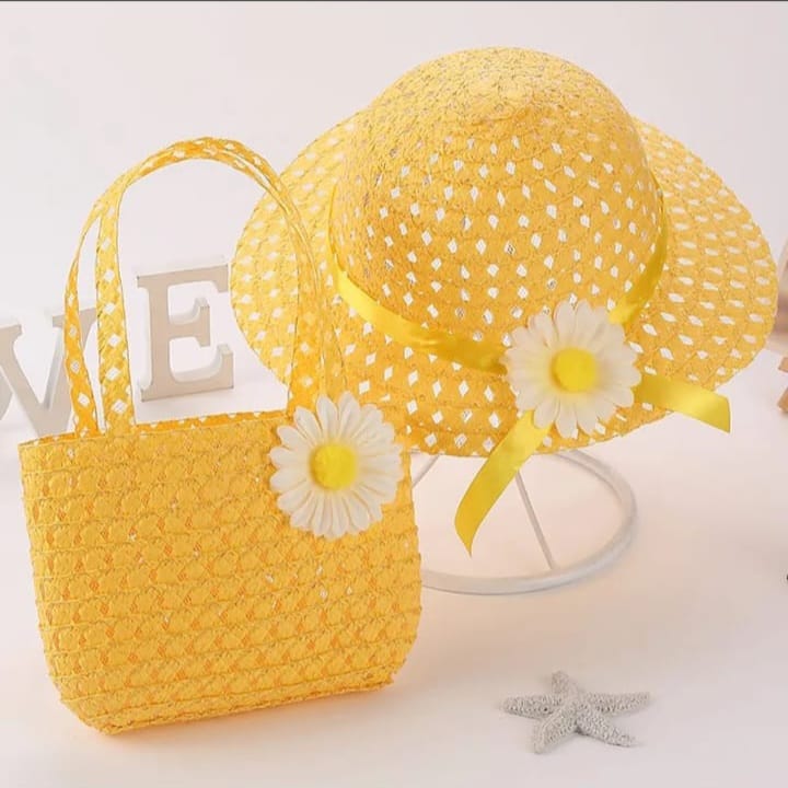 Yellow Hat and Bag