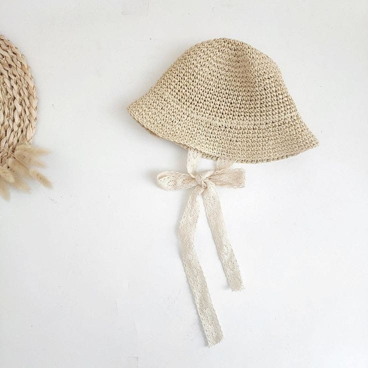 Beige Beach Hat