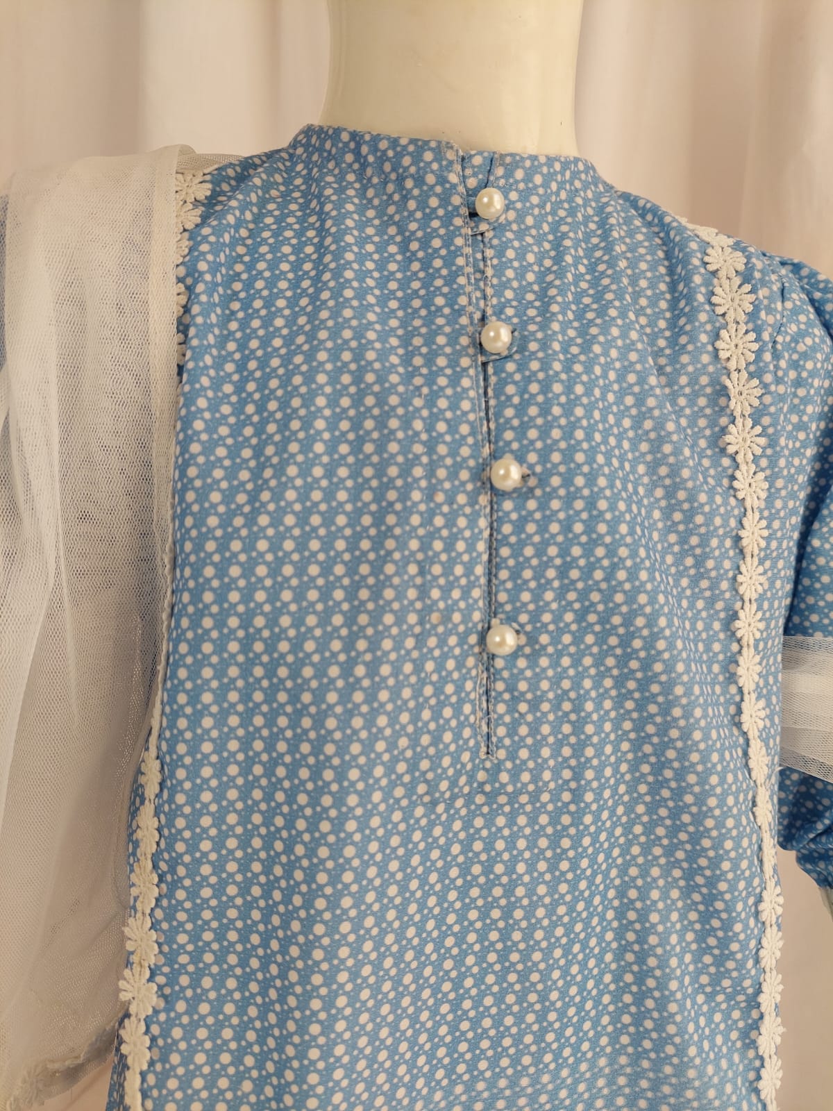 Blue Polka