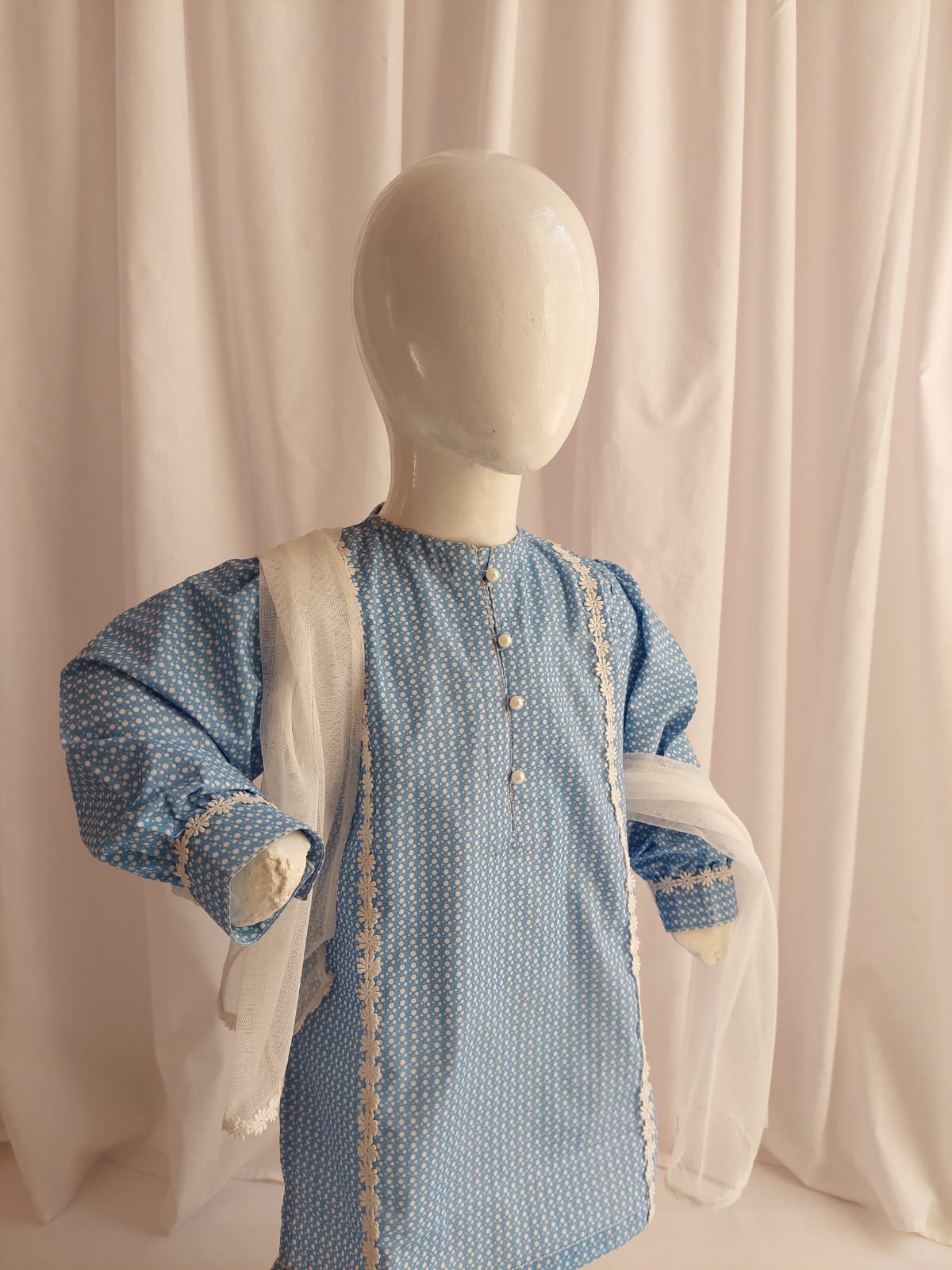 Blue Polka